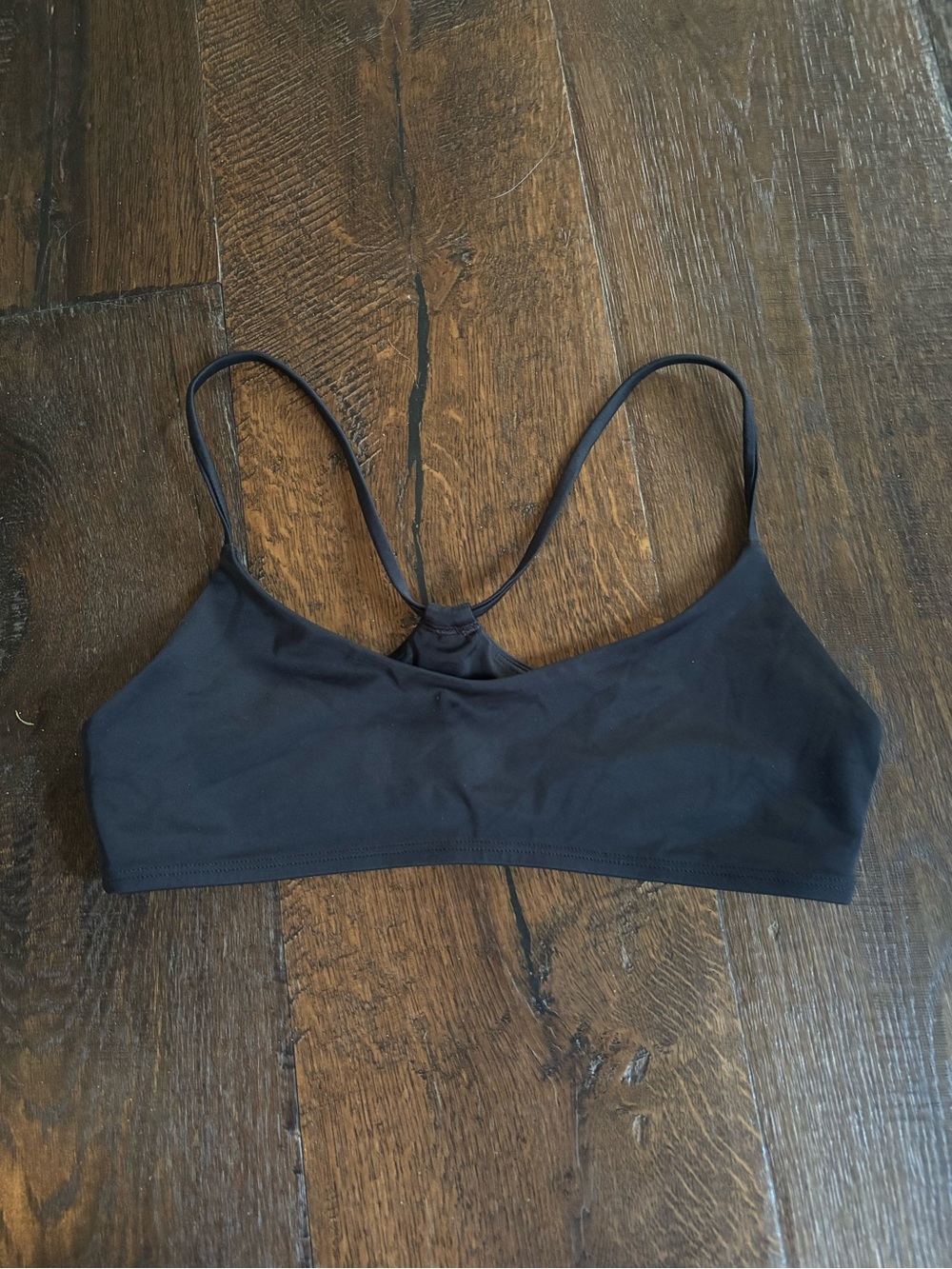 Jolyn x Tuanah Lanikea black racerback swim top S